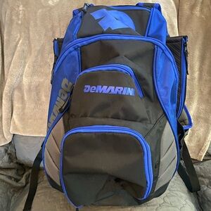 DeMarini Voodoo Rebirth Bat Equipment Pack Baseball Backpack Black